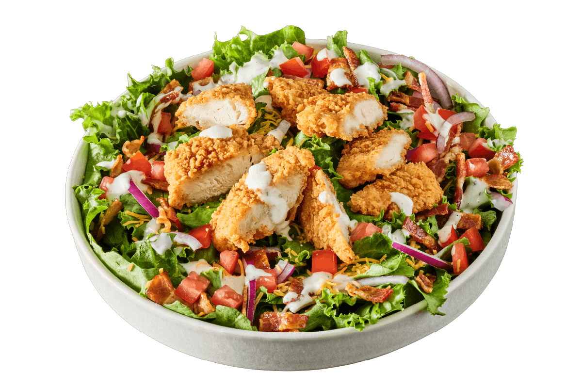 CRISPY CHICKEN BACON RANCH SALAD