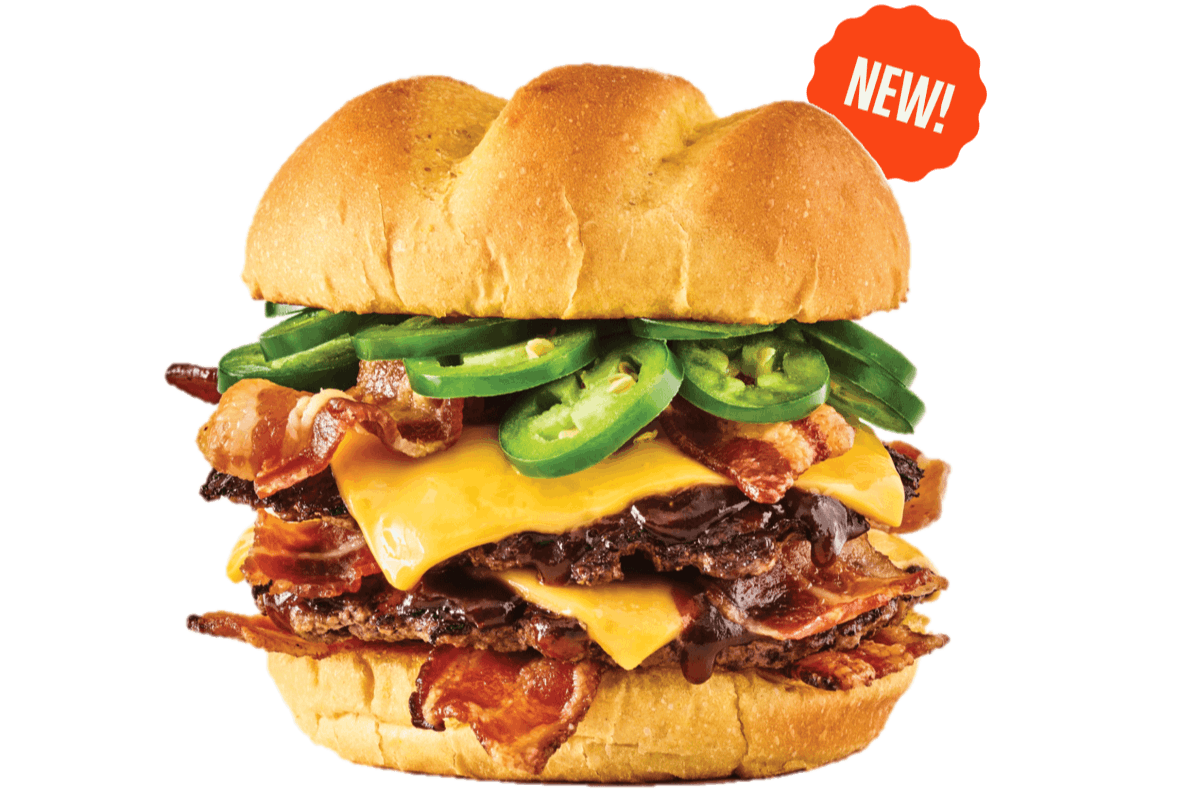 DOUBLE JALAPEÑO BBQ BACON STACK SMASH®