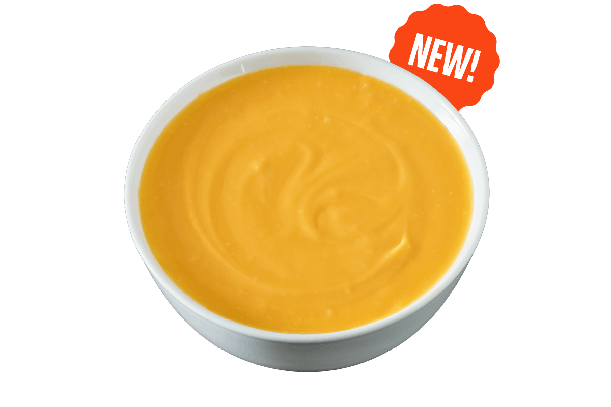 CUP OF CHEDDAR CHEESE SAUCE