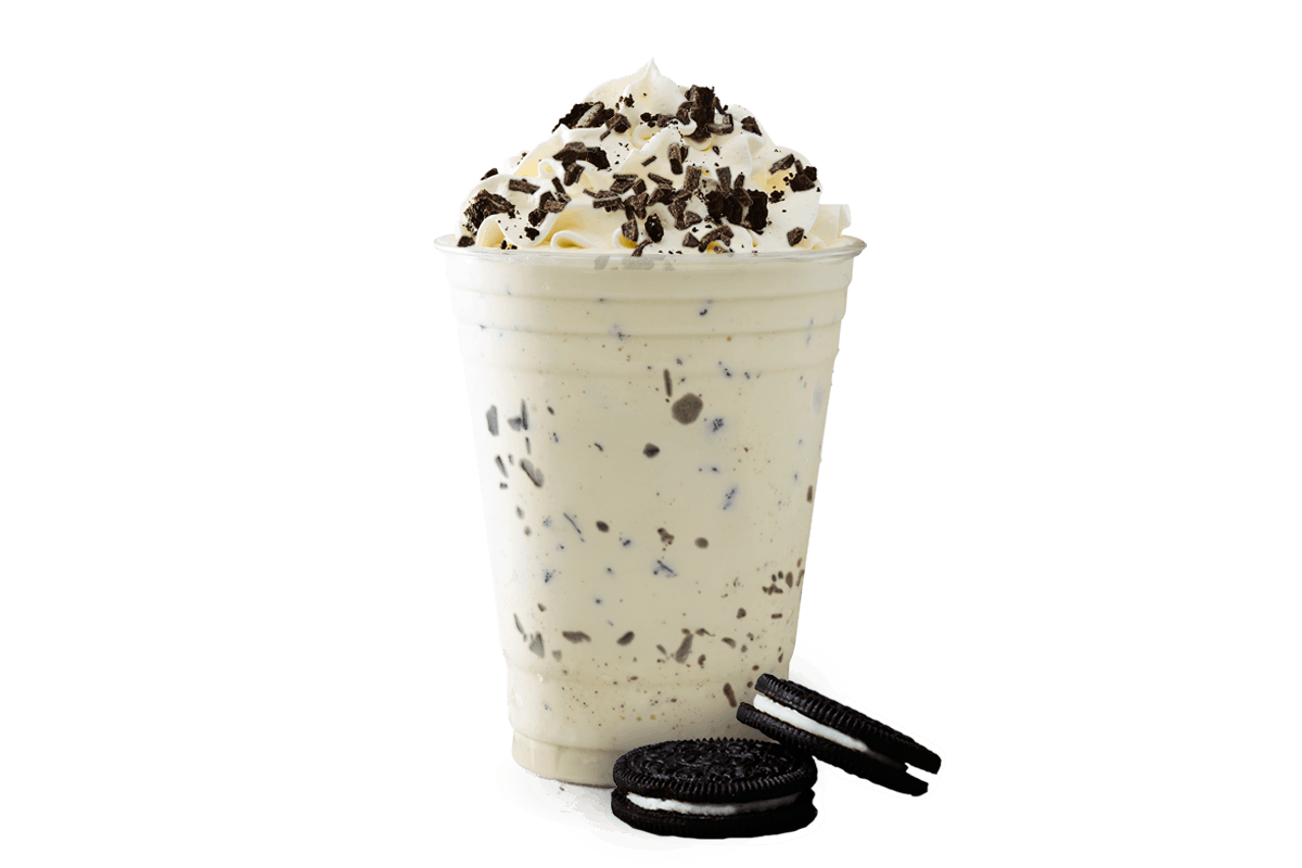 OREO® COOKIES & CREAM CHOCOLATEY CHIP SHAKE
