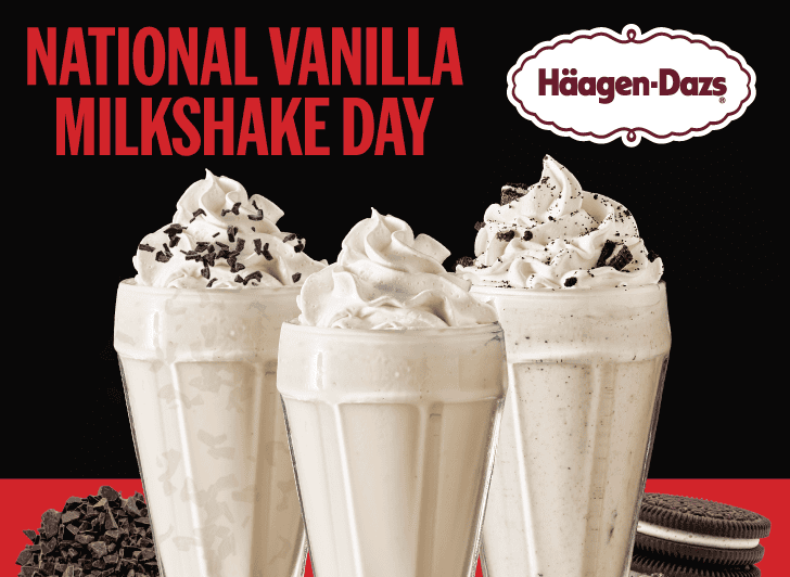 National Vanilla Shake Day BOgo