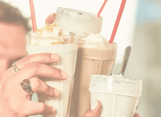 vanilla milkshake day happy hour